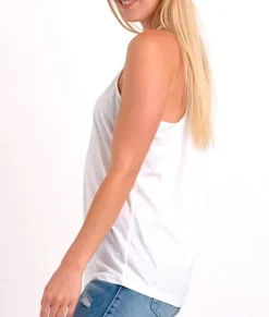 Ladies Ridiculously Soft Knotted Racerback Tank