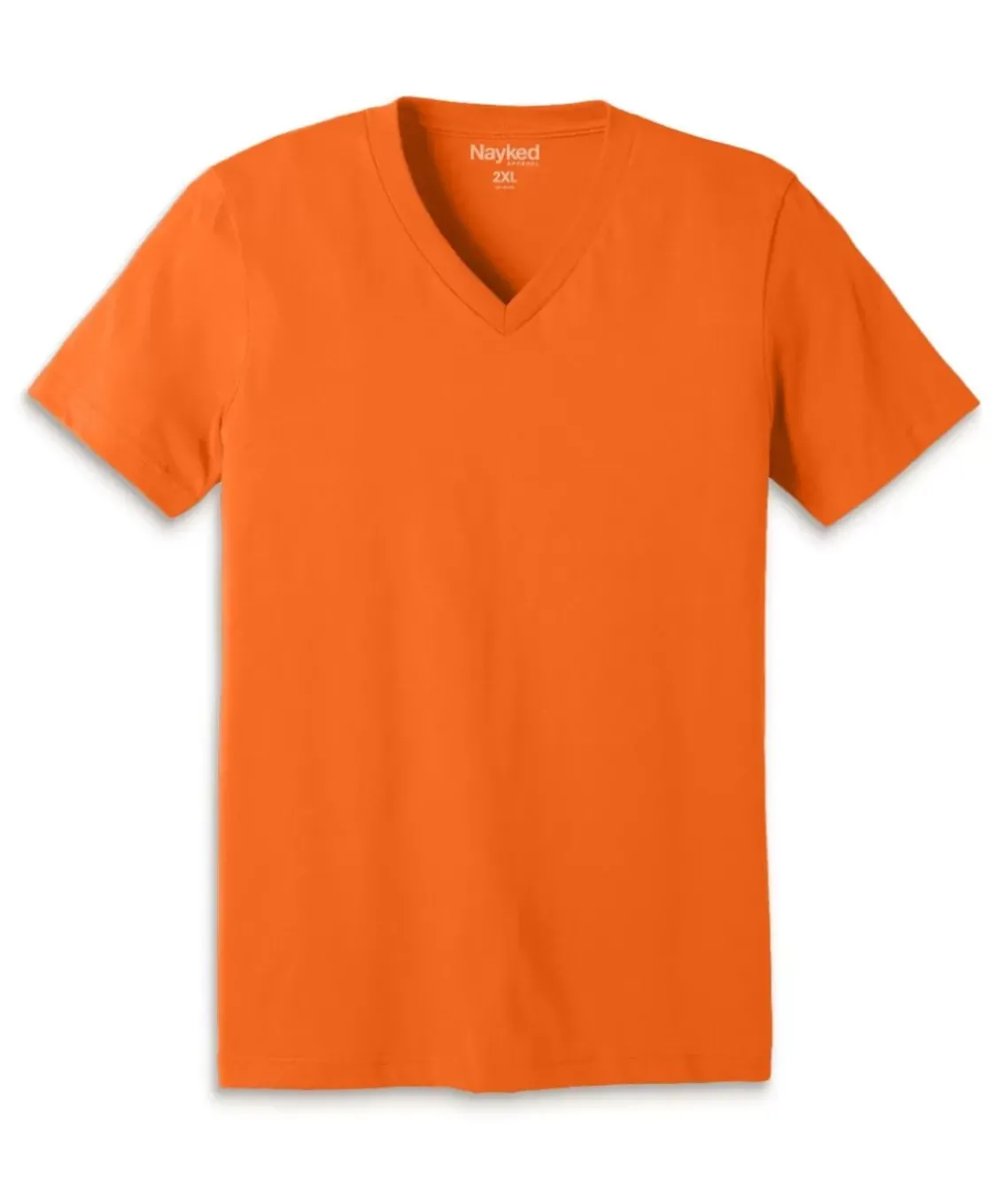 Men'S Classic Cotton Big Short Sleeve V-Neck T-Shirt