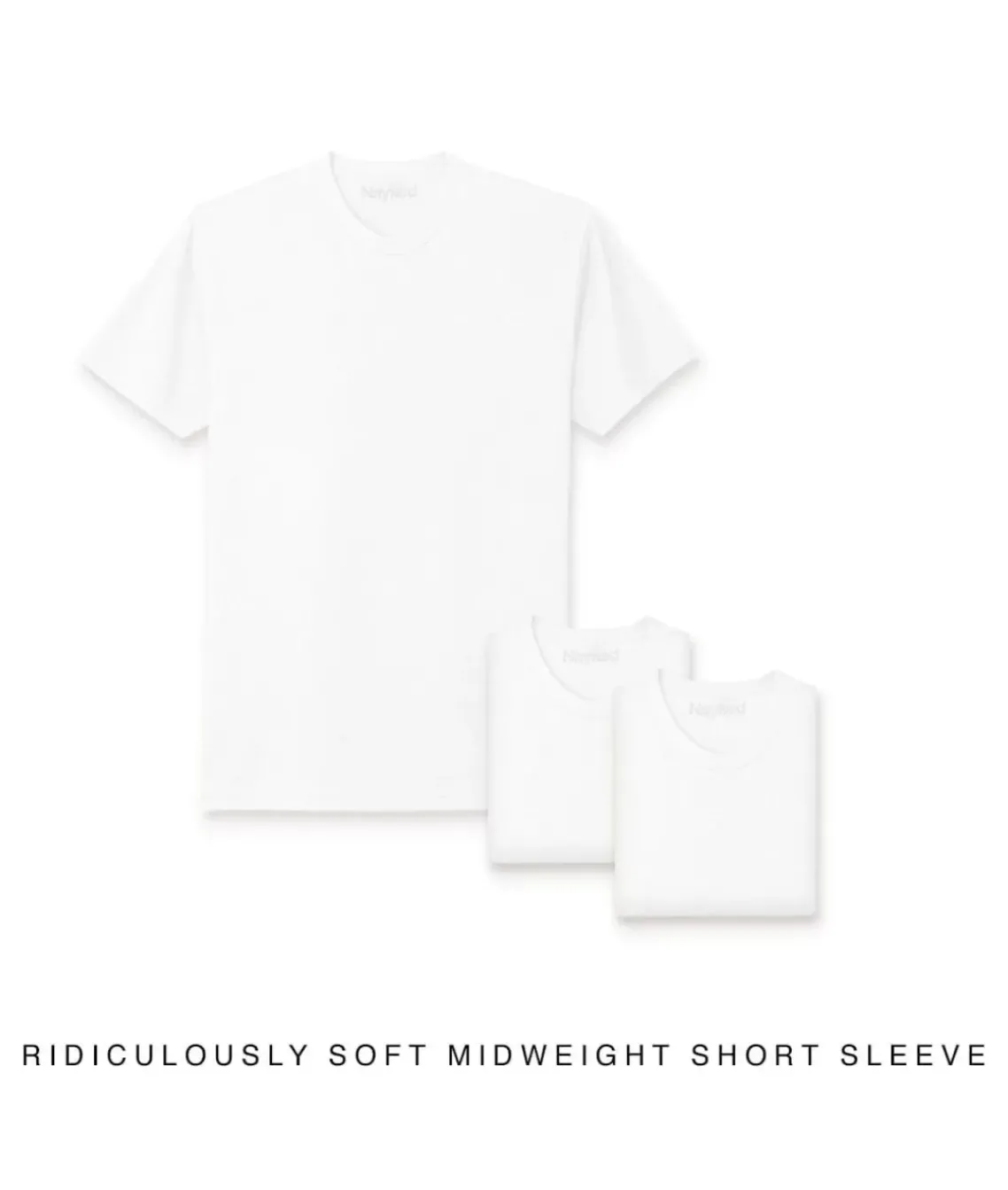 Men'S 3Pk Ridiculously Soft Midweight Crew T-Shirt