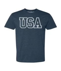 Men'S Ridiculously Soft Big Graphic T-Shirt | Usa Text