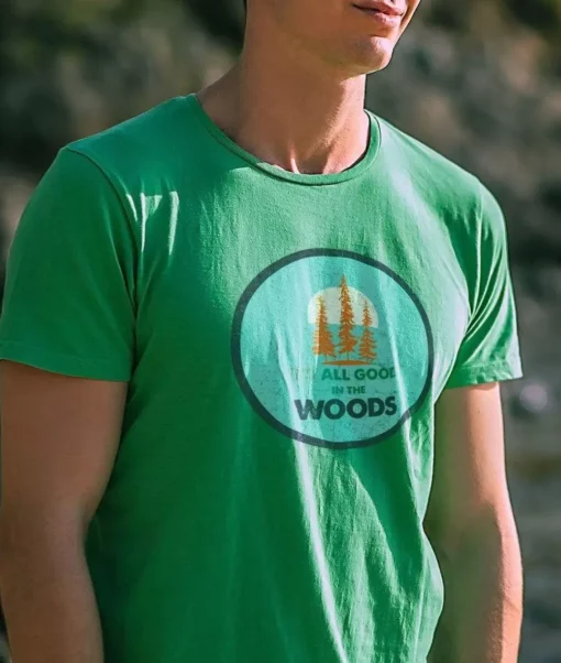 Men'S Ridiculously Soft Midweight Graphic Tee | All Good In The Woods