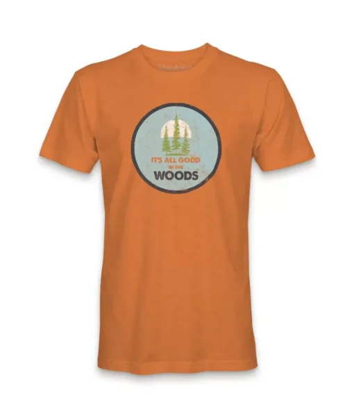 Men'S Ridiculously Soft Midweight Graphic Tee | All Good In The Woods