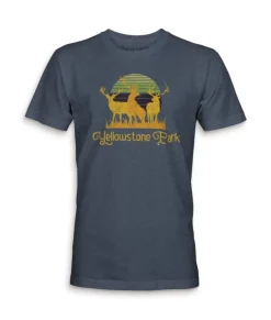 Men'S Ridiculously Soft Midweight Graphic Tee | Yellowstone Park