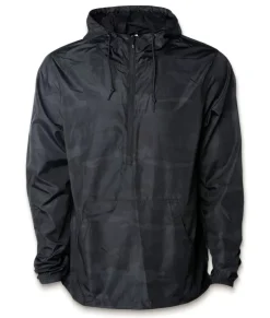 Men'S Soft Lightweight Half-Zip Pullover Windbreaker Anorak