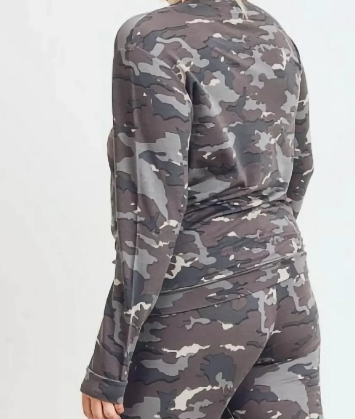 Real Women'S Plus Earth Print Pullover/Discontinued