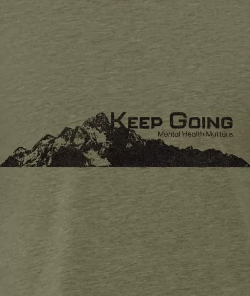 Ridiculously Soft Crew Neck Graphic T-Shirt | Keep Going Mountain View