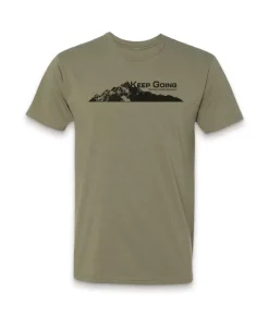 Ridiculously Soft Crew Neck Graphic T-Shirt | Keep Going Mountain View