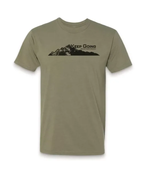 Ridiculously Soft Crew Neck Graphic T-Shirt | Keep Going Mountain View