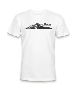 Ridiculously Soft Crew Neck Graphic T-Shirt | Keep Going Mountain View