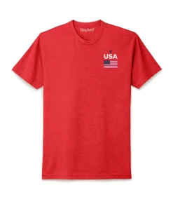 Ridiculously Soft Men'S Usa Flag Graphic T-Shirt
