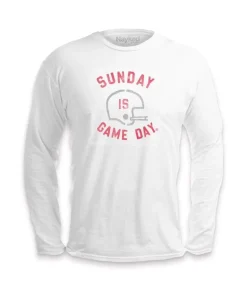 Ridiculously Soft Saturday Is Game Day Graphic Long Sleeve Crew Neck T-Shirt