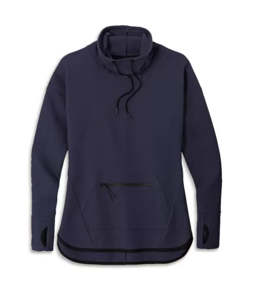 Women'S Athleisure Cowl Neck Pullover