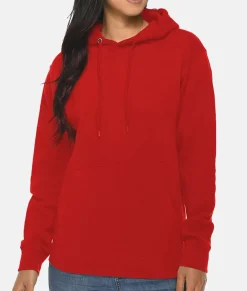 Women'S Midweight Oversized Premium Pullover Sweatshirt Hoodie