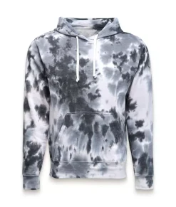 Women'S Oversized Soft Washed Tie Dye Fleece Hoodie