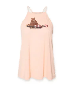 Women'S Ridiculously Soft High Neck Flowy Graphic Tank| License Plate Art: Mama Bear
