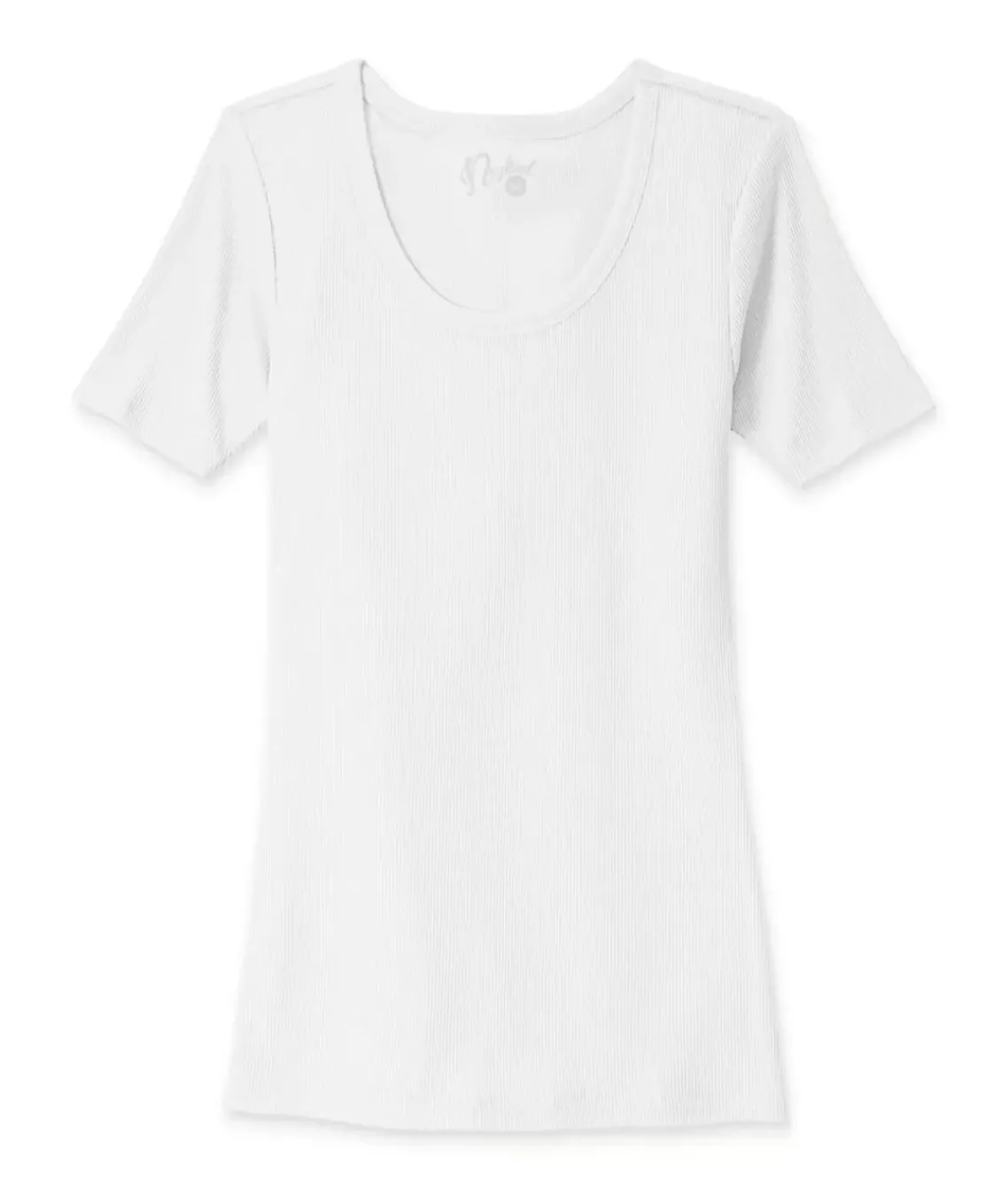 Women'S Ridiculously Soft Ribbed Scoop Neck Tee