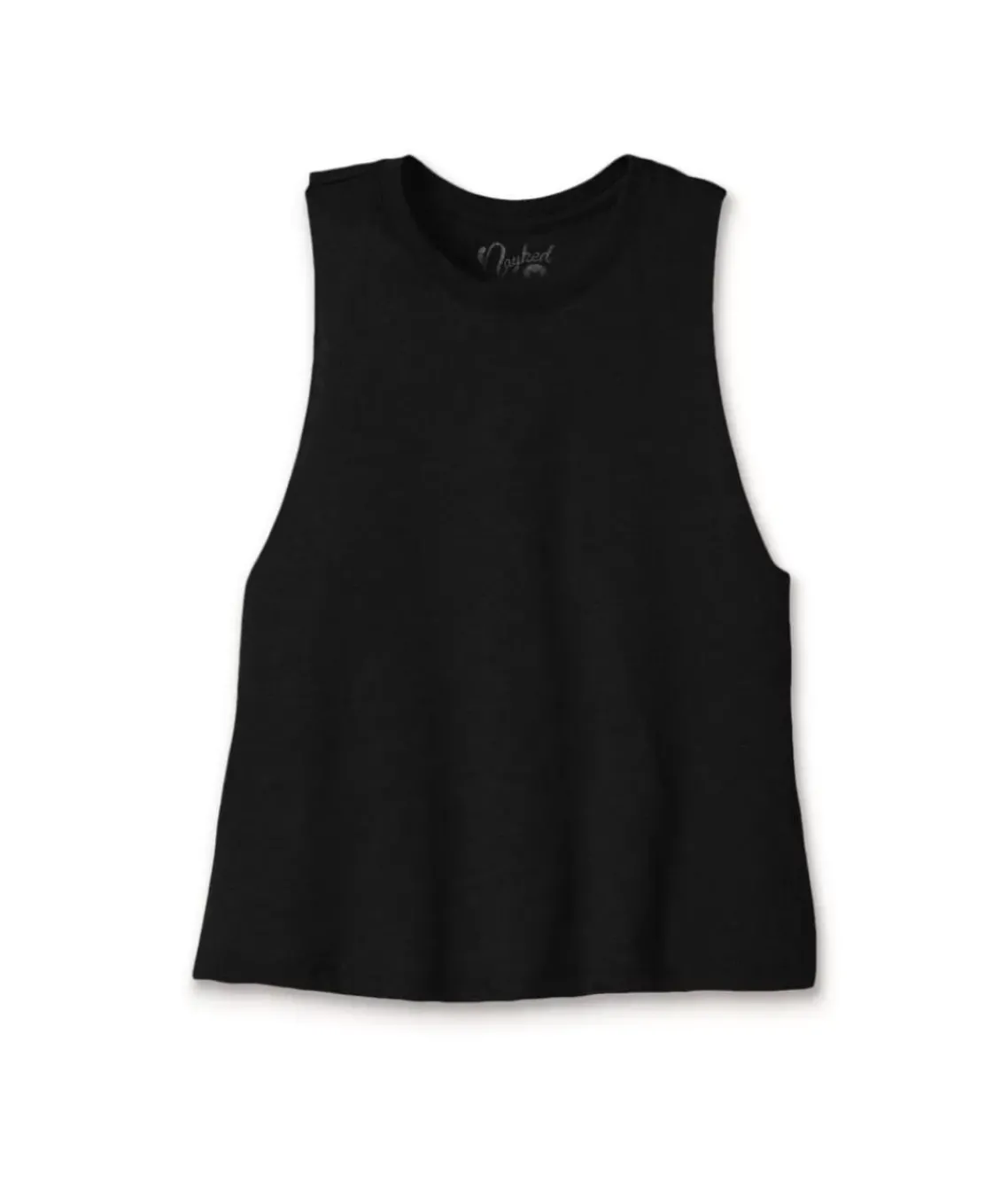 Women'S Ridiculously Soft Cropped Racerback Muscle Tank