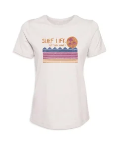 Women'S Ridiculously Soft 100% Cotton Graphic Tee | Surf Life