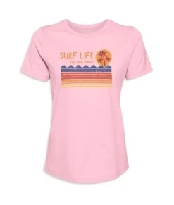 Women'S Ridiculously Soft 100% Cotton Graphic Tee | Surf Life