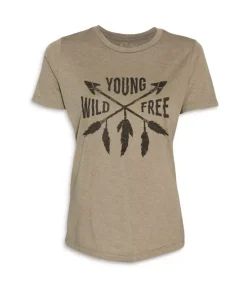 Women'S Ridiculously Soft Lightweight Graphic Tee | Young Wild Free