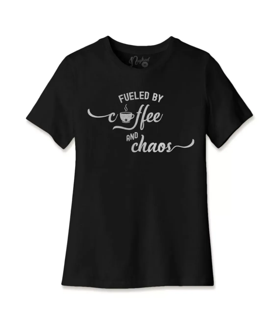 Women'S Ridiculously Soft Midweight Graphic Tee | Fueled By Coffee And Chaos