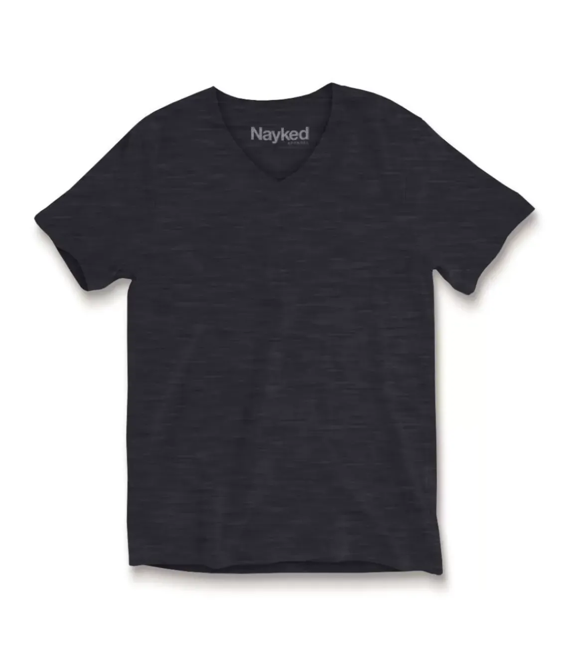 Women'S Short Sleeve Slub Jersey V-Neck T-Shirt