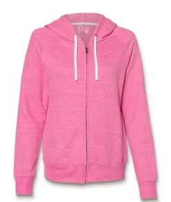 Women'S Soft Snow Heather French Terry Full-Zip Hoodie