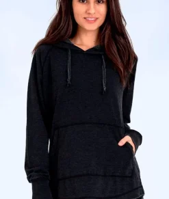 Women'S Soft Tunic Fleece Hoodie