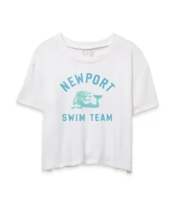 Women'S Vintage Graphic Crop T-Shirt | Newport